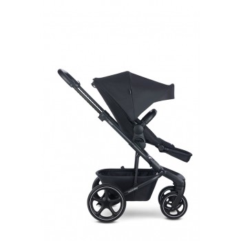 EASYWALKER Kočík kombinovaný Harvey⁵ 2v1 Midnight Black LITE RWS +CYBEX Aton B2 i-Size,základňa