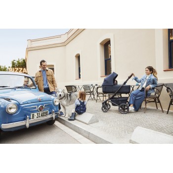 EASYWALKER Kočík kombinovaný Jimmey 2v1 Pepper Black LITE AIR + CYBEX Aton B2 i-Size + základňa