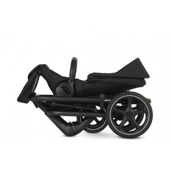 EASYWALKER Kočík kombinovaný Jimmey 2v1 Pepper Black LITE RWS + CYBEX Aton B2 i-Size + základňa