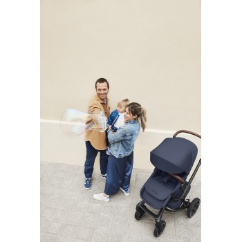 EASYWALKER Kočík kombinovaný Jimmey 2v1 Pepper Black LITE RWS + CYBEX Aton B2 i-Size + základňa