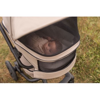 EASYWALKER Kočík kombinovaný Jimmey Explore Pearl Taupe AIR + CYBEX Aton B2 i-Size + základňa