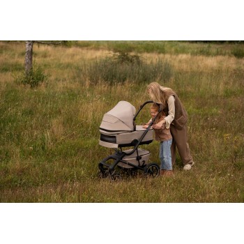 EASYWALKER Kočík kombinovaný Jimmey Explore Pearl Taupe AIR + CYBEX Aton B2 i-Size + základňa