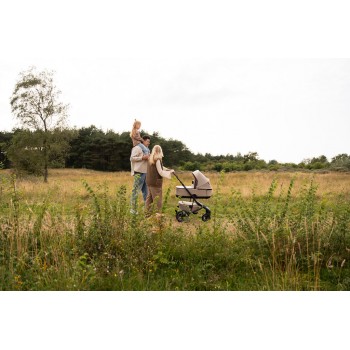 EASYWALKER Kočík kombinovaný Jimmey Explore Pearl Taupe AIR + CYBEX Aton B2 i-Size + základňa