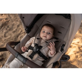 EASYWALKER Kočík kombinovaný Jimmey Explore Pearl Taupe AIR + CYBEX Aton B2 i-Size + základňa