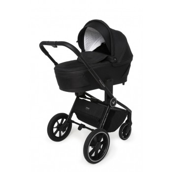 MUUVO Kočík kombinovaný Quick 4.0 Classic black set 2v1 + CYBEX Aton B2 i-Size + základňa