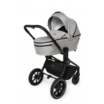 MUUVO Kočík kombinovaný Quick 4.0 Steel grey set 2v1 + CYBEX Aton B2 i-Size + základňa