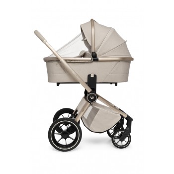 MUUVO Kočík kombinovaný Quick Boho Beige set 2v1 + CYBEX Aton B2 i-Size + základňa