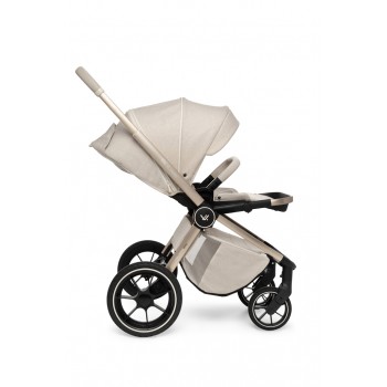 MUUVO Kočík kombinovaný Quick Boho Beige set 2v1 + CYBEX Aton B2 i-Size + základňa