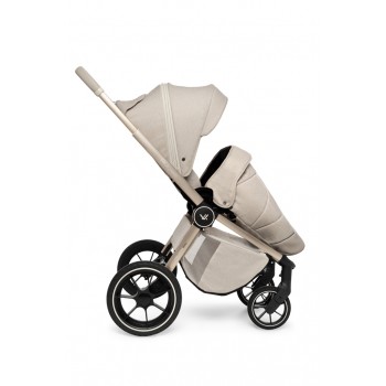 MUUVO Kočík kombinovaný Quick Boho Beige set 2v1 + CYBEX Aton B2 i-Size + základňa
