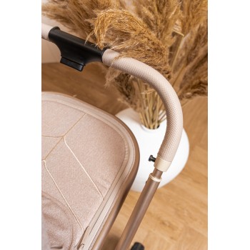 MUUVO Kočík kombinovaný Quick Boho Beige set 2v1 + CYBEX Aton B2 i-Size + základňa