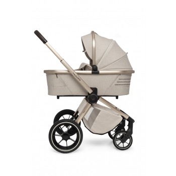 MUUVO Kočík kombinovaný Quick Boho Brown set 2v1 + CYBEX Aton B2 i-Size + základňa