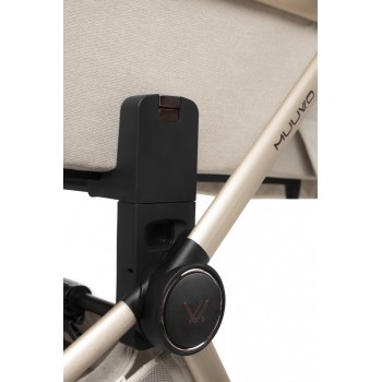 MUUVO Kočík kombinovaný Quick Boho Brown set 2v1 + CYBEX Aton B2 i-Size + základňa