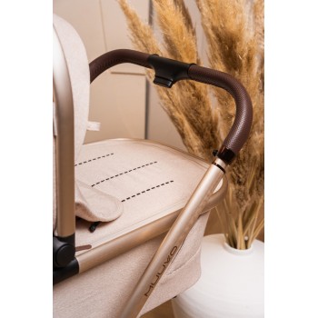 MUUVO Kočík kombinovaný Quick Boho Brown set 2v1 + CYBEX Aton B2 i-Size + základňa