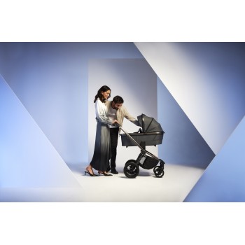 MUUVO Kočík kombinovaný Quick SE 2 Diamond graphite set 2v1 + CYBEX Aton B2 i-Size + základňa