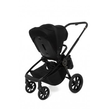 MUUVO Kočík kombinovaný Quick SE 2 Chromium black set 2v1 + CYBEX Aton B2 i-Size + základňa