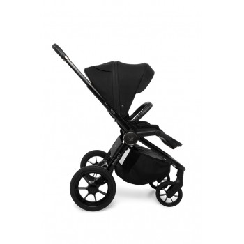 MUUVO Kočík kombinovaný Quick SE 2 Chromium black set 2v1 + CYBEX Aton B2 i-Size + základňa