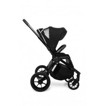 MUUVO Kočík kombinovaný Quick SE 2 Chromium black set 2v1 + CYBEX Aton B2 i-Size + základňa
