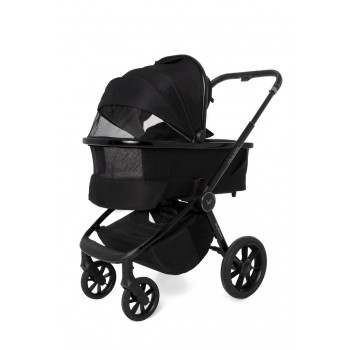 MUUVO Kočík kombinovaný Quick SE 2 Chromium black set 2v1 + CYBEX Aton B2 i-Size + základňa