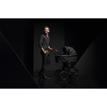 MUUVO Kočík kombinovaný Quick SE 2 Chromium black set 2v1 + CYBEX Aton B2 i-Size + základňa