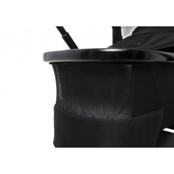 MUUVO Kočík kombinovaný Quick SE 2 Chromium black set 2v1 + CYBEX Aton B2 i-Size + základňa