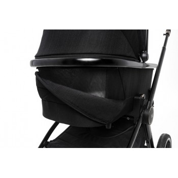 MUUVO Kočík kombinovaný Quick SE 2 Chromium black set 2v1 + CYBEX Aton B2 i-Size + základňa