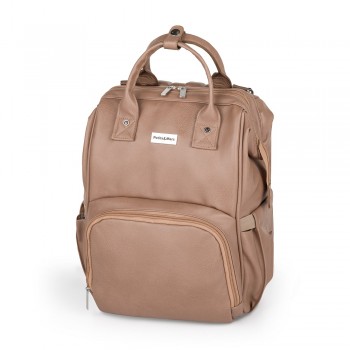 PETITE&MARS Batoh prebaľovací na kočík Jasper Camel Beige