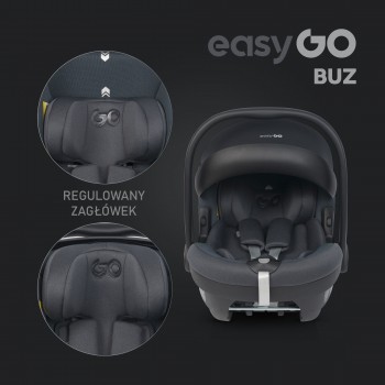Autosedačka/vajíčko EasyGo Buz Granito