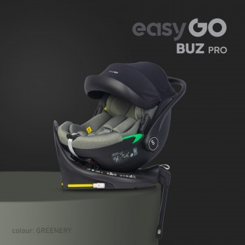 Autosedačka/vajíčko EasyGo Buz Pro Greener s otočnou základňou