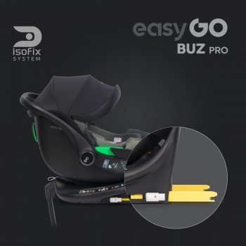 Autosedačka/vajíčko EasyGo Buz Pro Greener s otočnou základňou