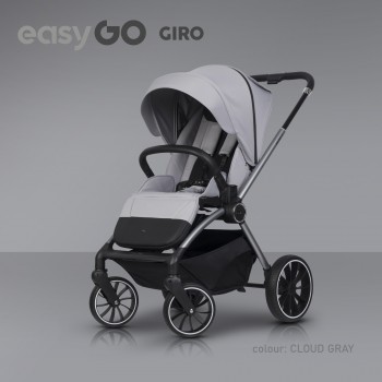 EasyGo Giro 2v1 kombinovaný kočík Cloudy Gray