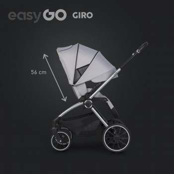 EasyGo Giro 2v1 kombinovaný kočík Cloudy Gray