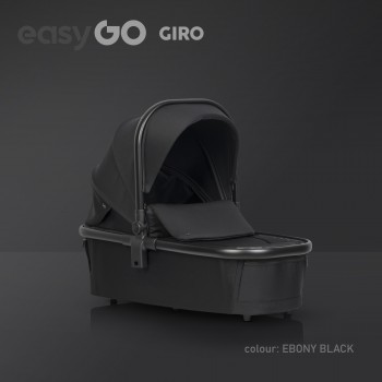 EasyGo Giro 2v1 kombinovaný kočík Ebony Black