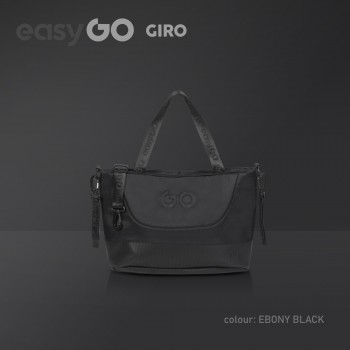 EasyGo Giro 2v1 kombinovaný kočík Ebony Black