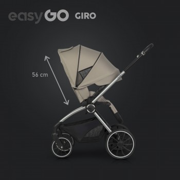 EasyGo Giro 2v1 kombinovaný kočík Savana Beige