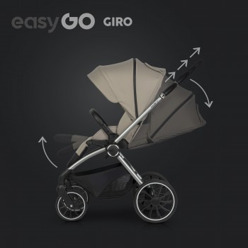 EasyGo Giro 2v1 kombinovaný kočík Savana Beige