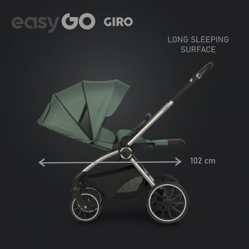 EasyGo Giro 2v1 kombinovaný kočík Sage Green