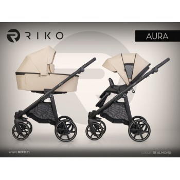 RIKO Aura kombinovaný kočík 2v1 01 Almond