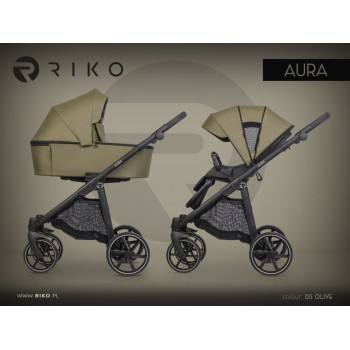 RIKO Aura kombinovaný kočík 2v1 05 Khaki