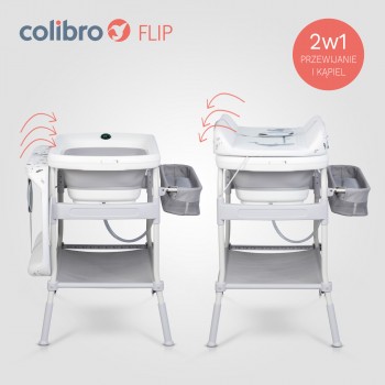 Wanienka dziecięca z przewijakiem Colibro Flip 