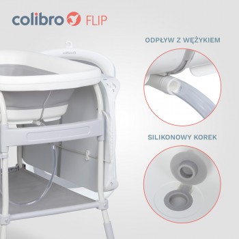 Wanienka dziecięca z przewijakiem Colibro Flip 