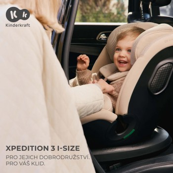 KINDERKRAFT Autosedačka Xpedition 3 i-size 40-150 cm Black