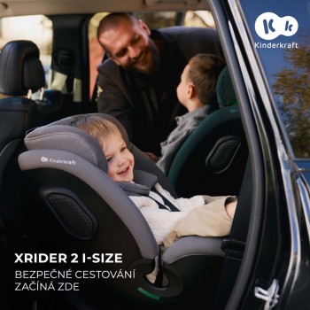 KINDERKRAFT Autosedačka Xrider 2 i-size 40-150 cm Black