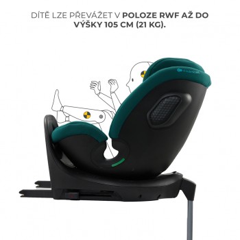 KINDERKRAFT Autosedačka Xrider 2 i-size 40-150 cm Green