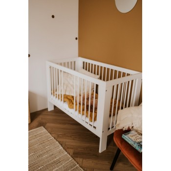 KLUPS Postieľka detská Olivia 120x60 cm biela