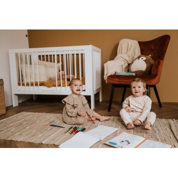 KLUPS Postieľka detská Olivia 120x60 cm biela