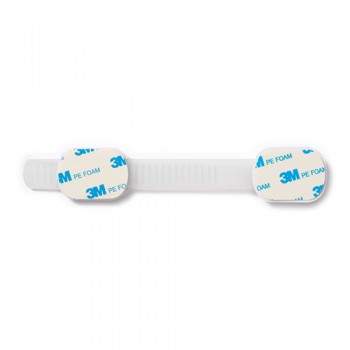 BABYONO Zámok univerzálny biely - 4 ks