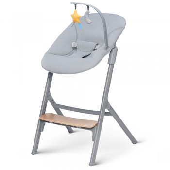 KINDERKRAFT SELECT Set jedálenská stolička Livy Oak + lehátko Calmee, Premium