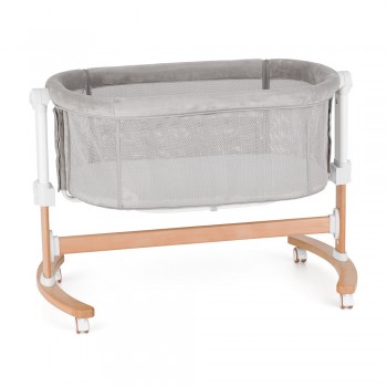 PETITE&MARS Postieľka detská polohovateľná s funkciou kolísky Glory 2v1 Mocha Beige