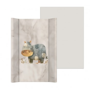 CEBA Podložka prebaľovacia 2-hranná s pevnou doskou (50x70) Ultra Light Cosy Hippo