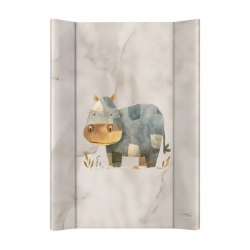 CEBA Podložka prebaľovacia 2-hranná s pevnou doskou (50x70) Ultra Light Cosy Hippo